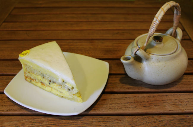La vainilla perfumada con lavanda da el toque exótico al pastel Spleen.