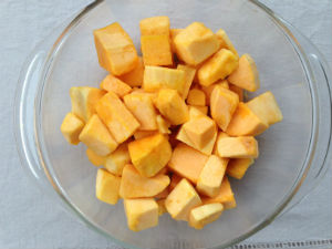 Para darle más sabor a la calabza puedes rostizarla en el horno. // Foto: Animal Gourmet.
