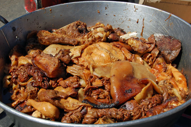 Cada parte de las carnitas tiene un nombre pero también una textura y sabor distinto. // Foto: Especial.