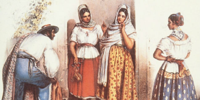 Pronto la ropa usada por Catarina de San Juan, los saris típicos de la India, se popularizaron y adaptaron a los usos mexicanos. // Foto: Especial.