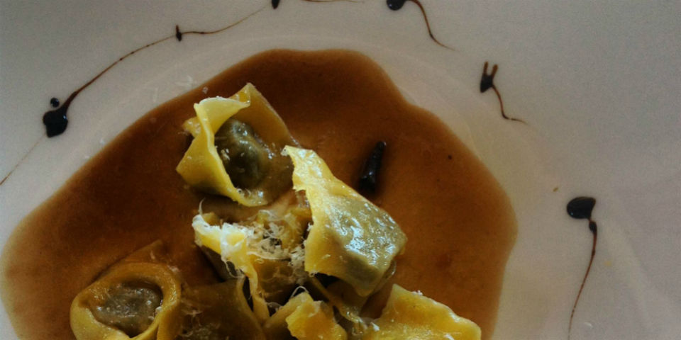 Ravioli de camote, una receta de la familia de angelo, el chef. // Foto: Cortesía: Tre galline »