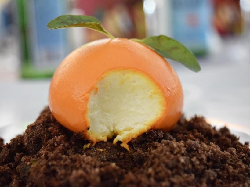 Éste es el original cheesecake de mandarina. // Foto: @Mayra_Zepeda