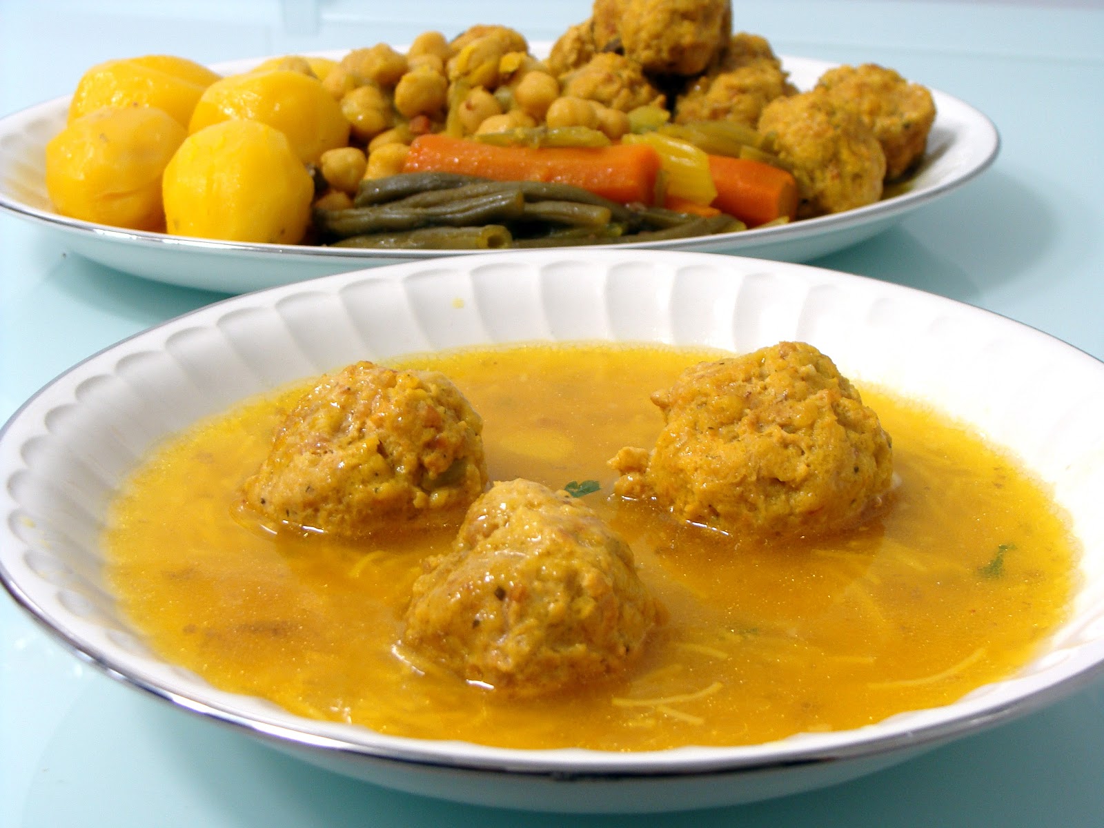caldo pelotas