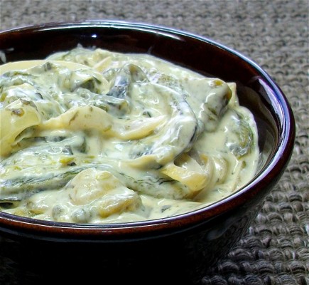 rajas con queso