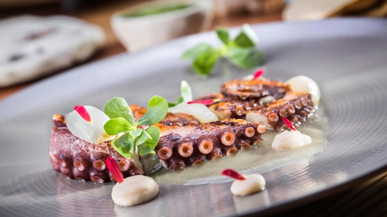 Pulpo a las brasas.