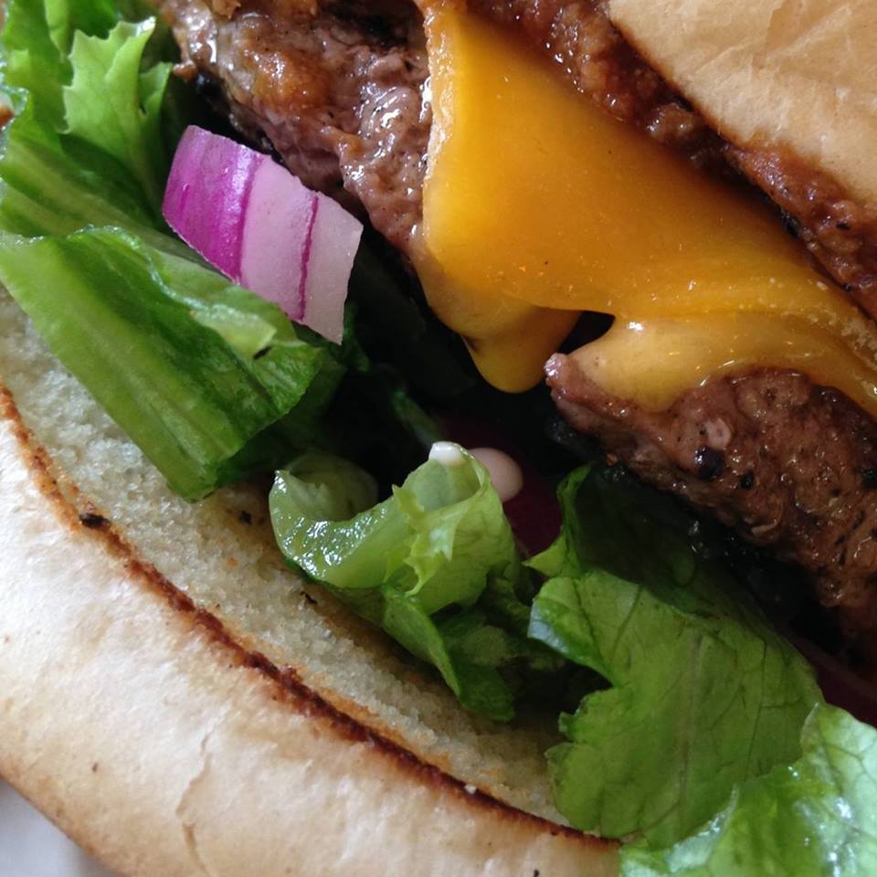 a burger