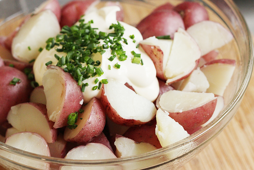 Ensalada alemana de papa