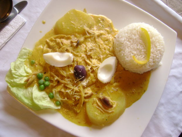 Ají de gallina. //Foto: Wikimedia Commons.