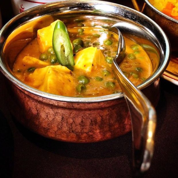 Mattar Paneer.//Foto: Tandoor.