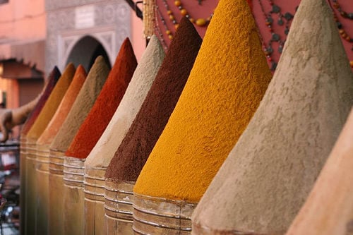 Especias de Marruecos. //Foto: Wikimedia Commons.