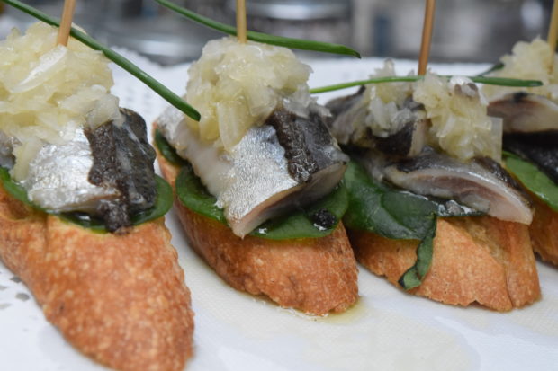 Pintxos de sardina. //Foto: Roxana Zepeda.