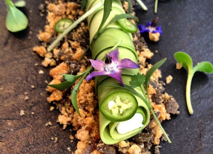 Taco placero de Matteo Salas, chef de Áperi.