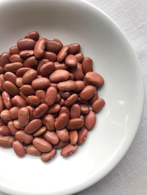 Frijol rosa crema de Tepetlixpa, Estado de México. Lo comercializa el baluarte de frijoles nativos de Slow Food México.