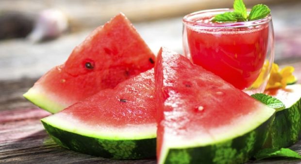 Agua de sandía y limón