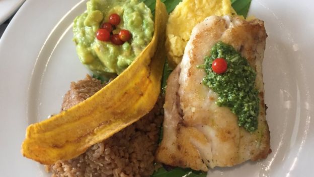 Pescado y arroz con coco una delicia de la costa Caribe.