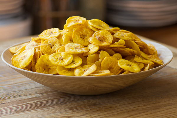 chips vegetales plátano