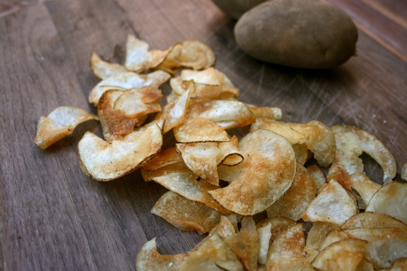 papas fritas chips vegetales