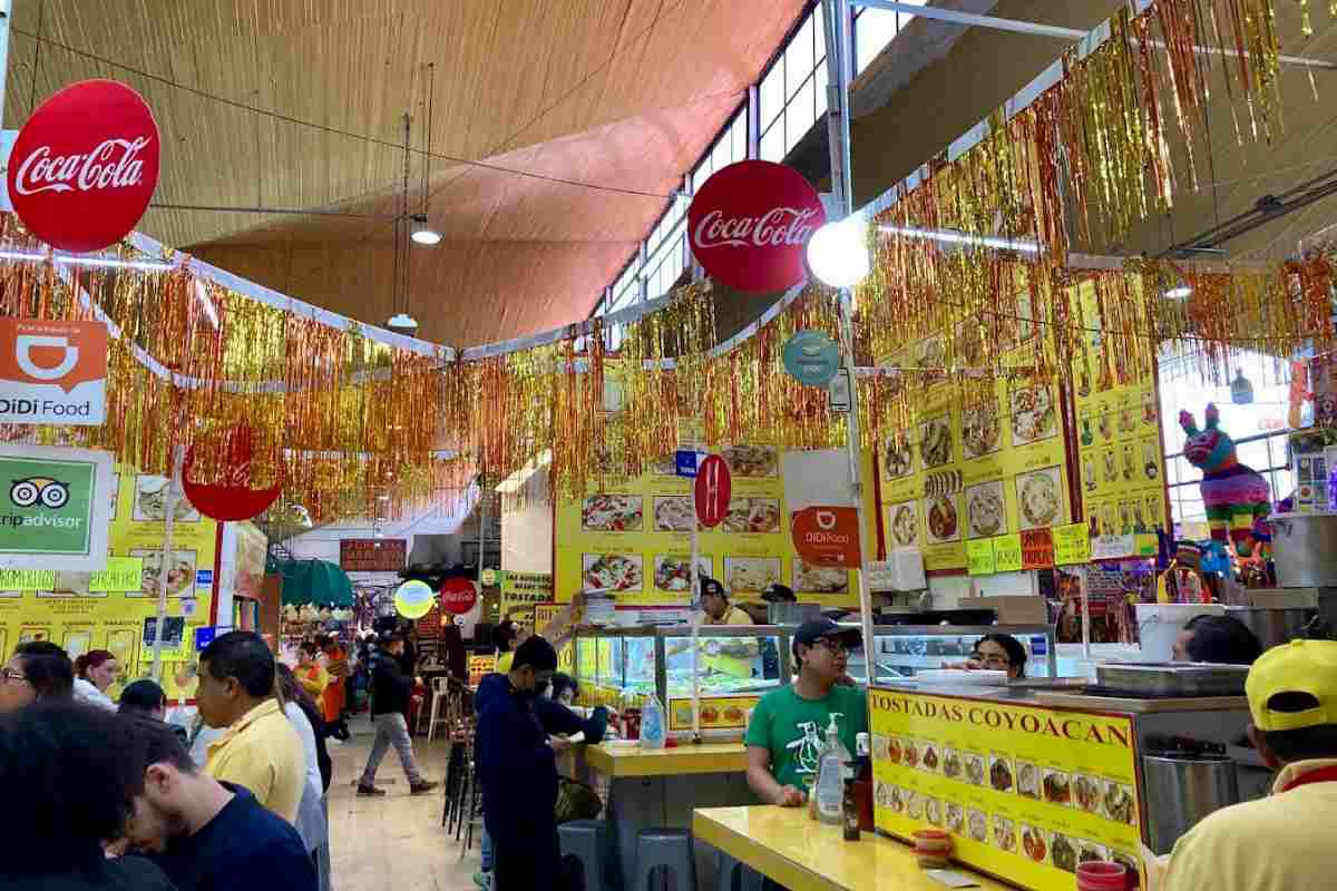 Uno de los lugares preferidos para comer en el Mercado de Coyoacán