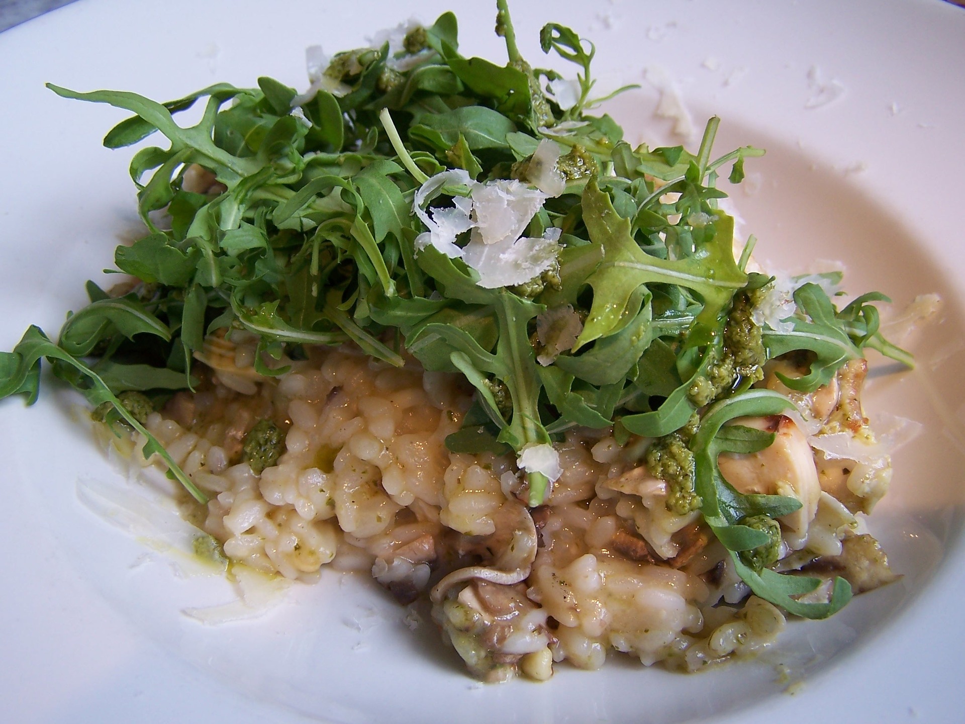 Risotto de la comida italiana
