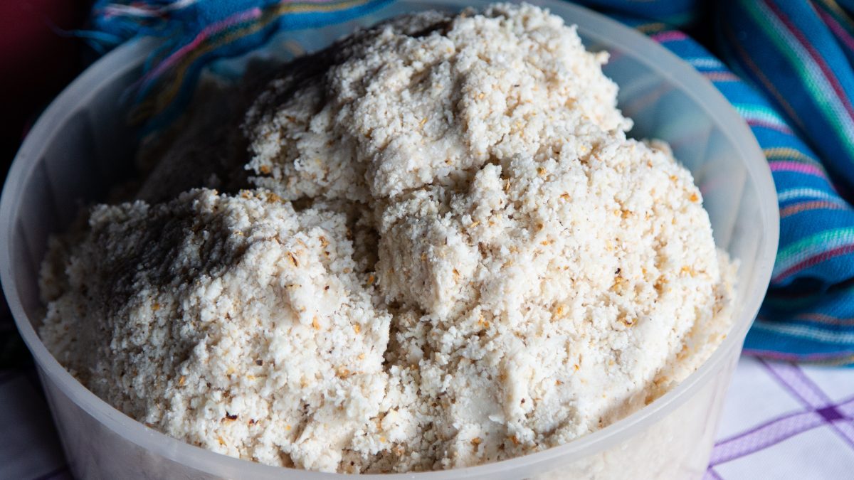 masa de maíz nixtamal