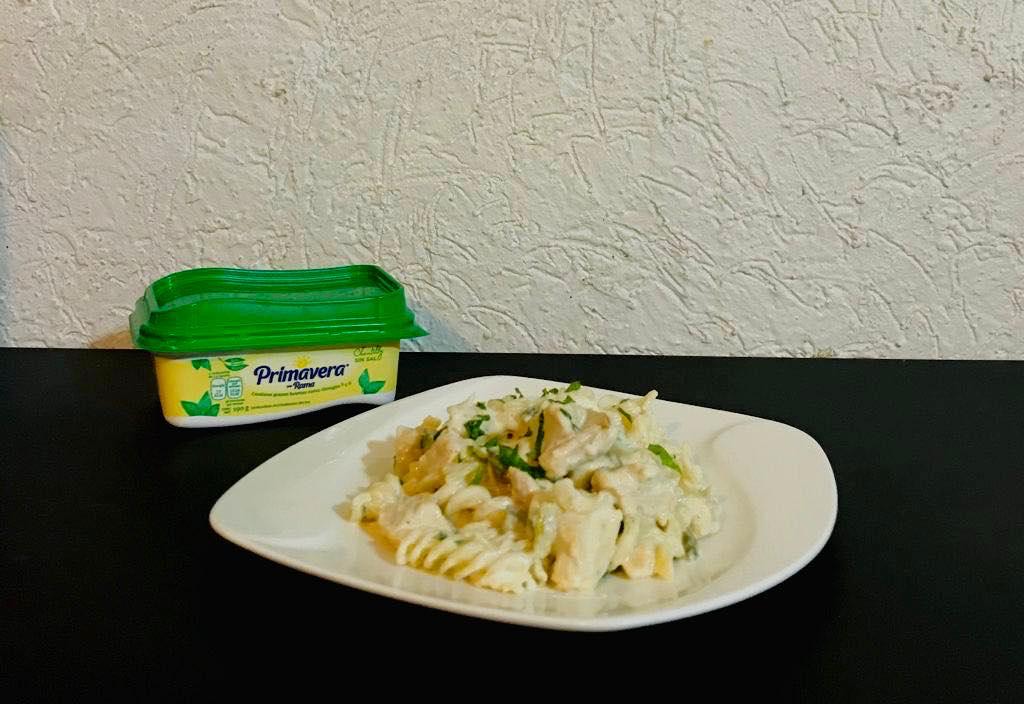 tu receta inolvidable fusilli con pollo