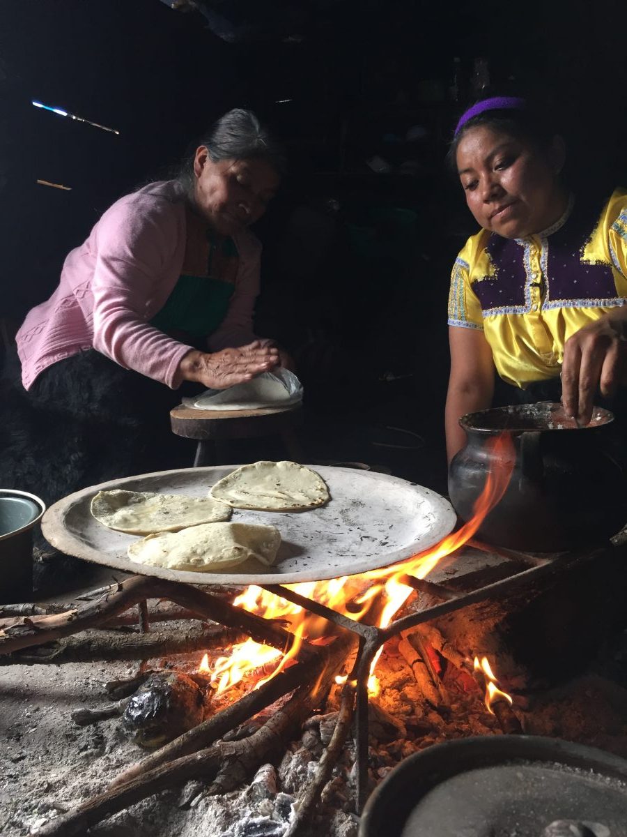 cocina de humo san juan chamula