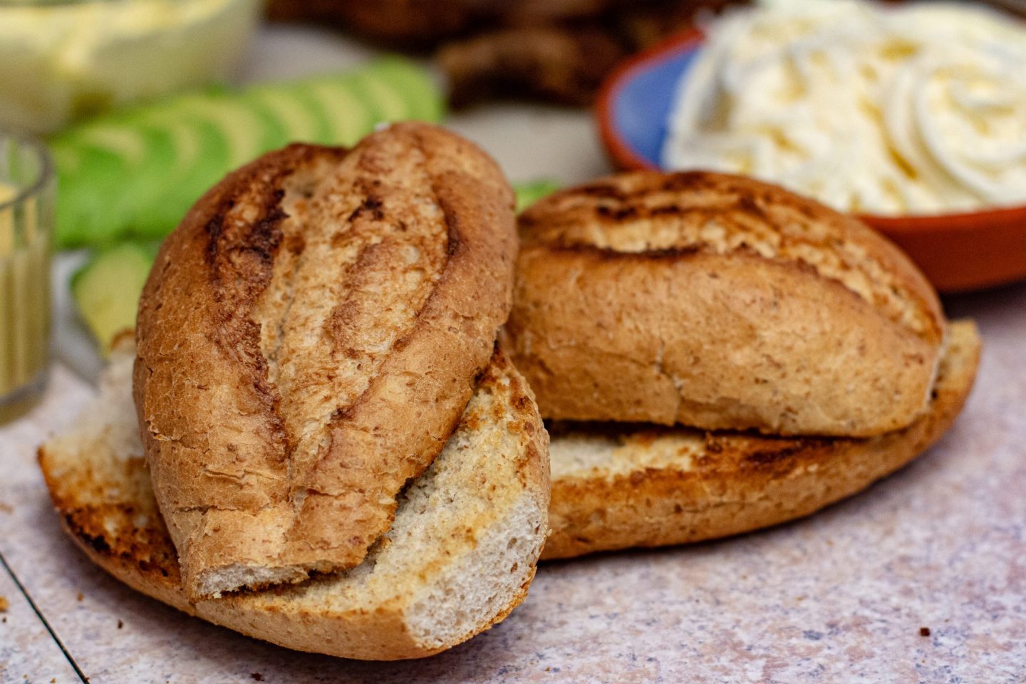 bolillo integral tortas de milanesa