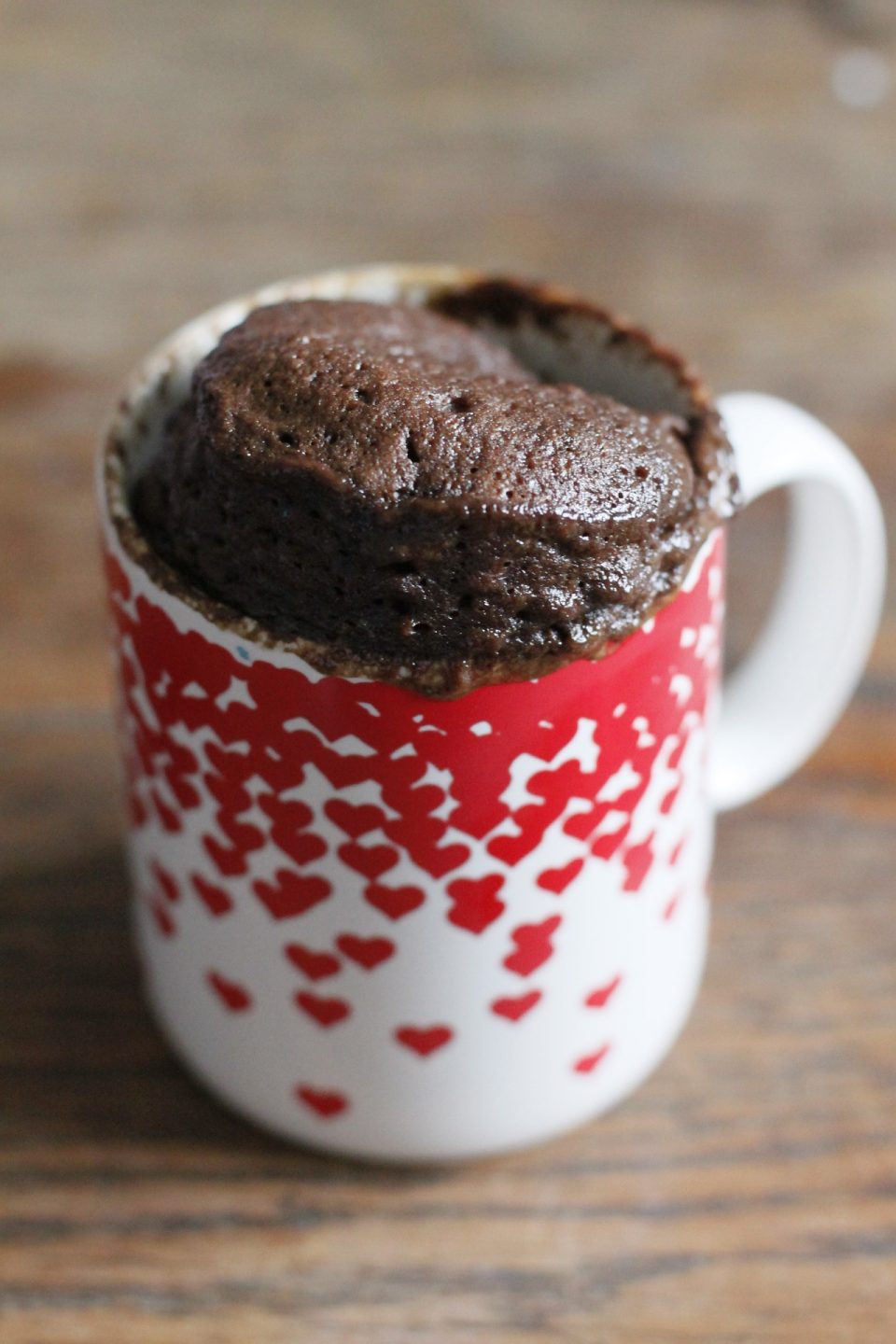 pastel en taza mugcake receta