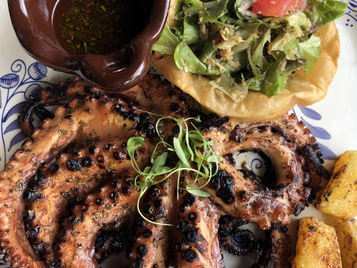 pulpo braseado