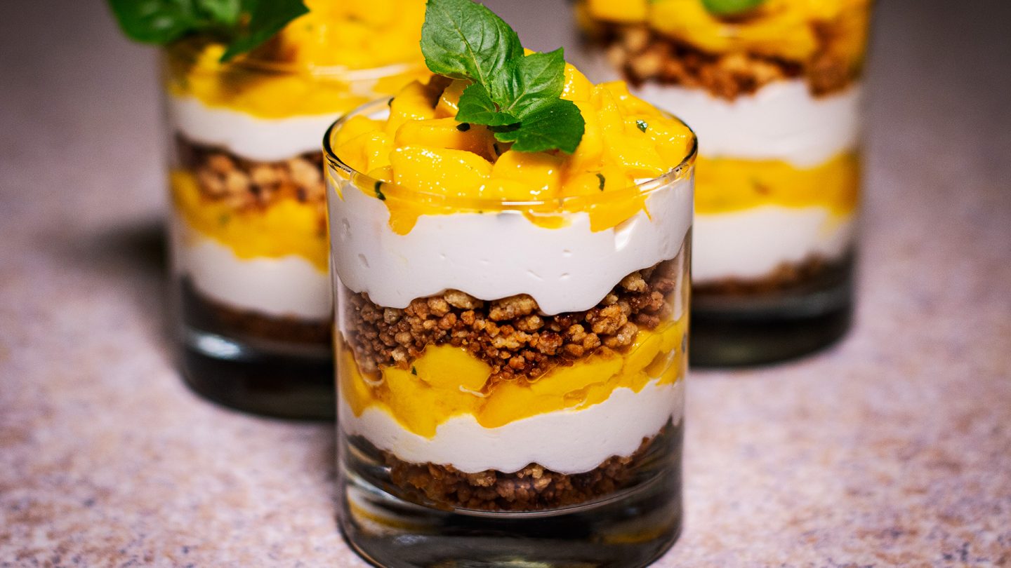 trifle de mango postre facil sin horno
