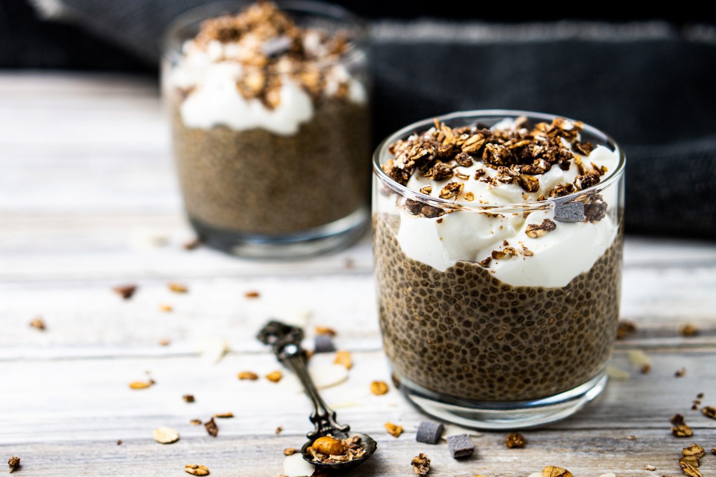 pudín chía budín avena