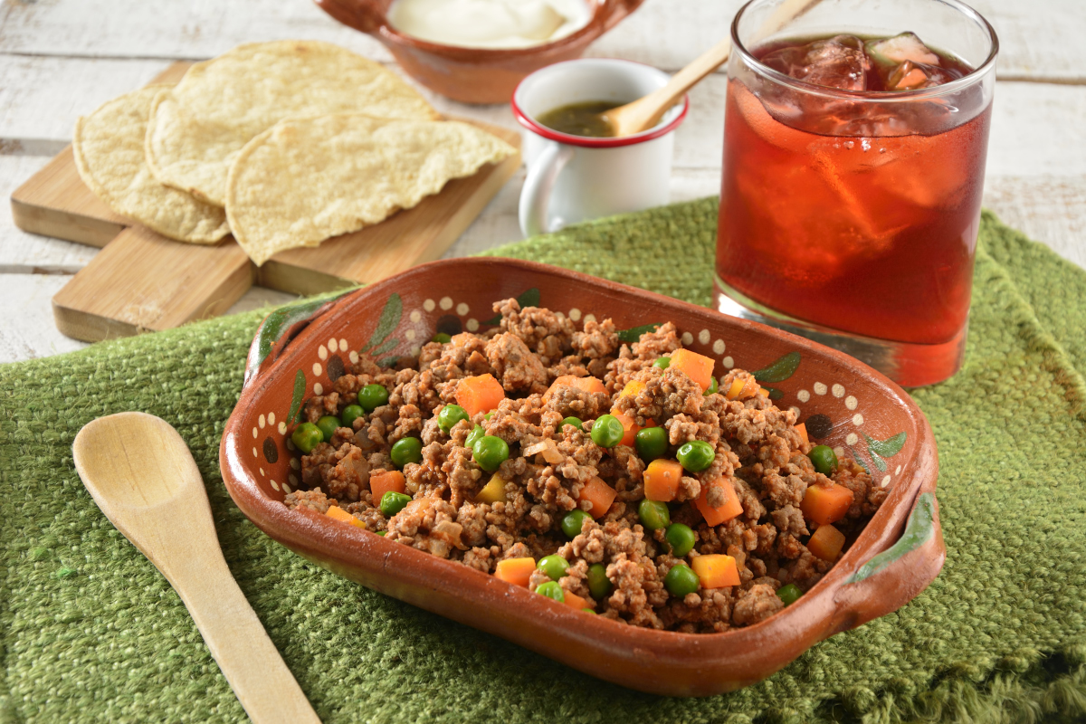 Picadillo de carne molida