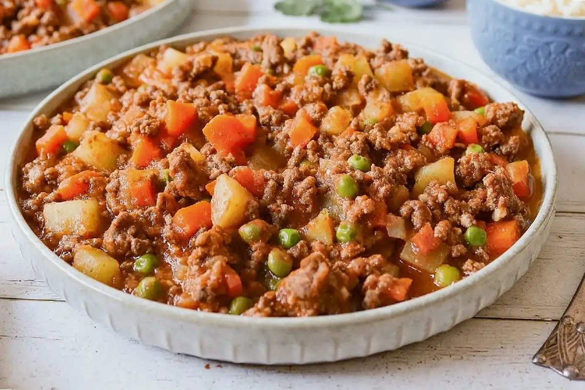 Receta de picadillo de carne molida