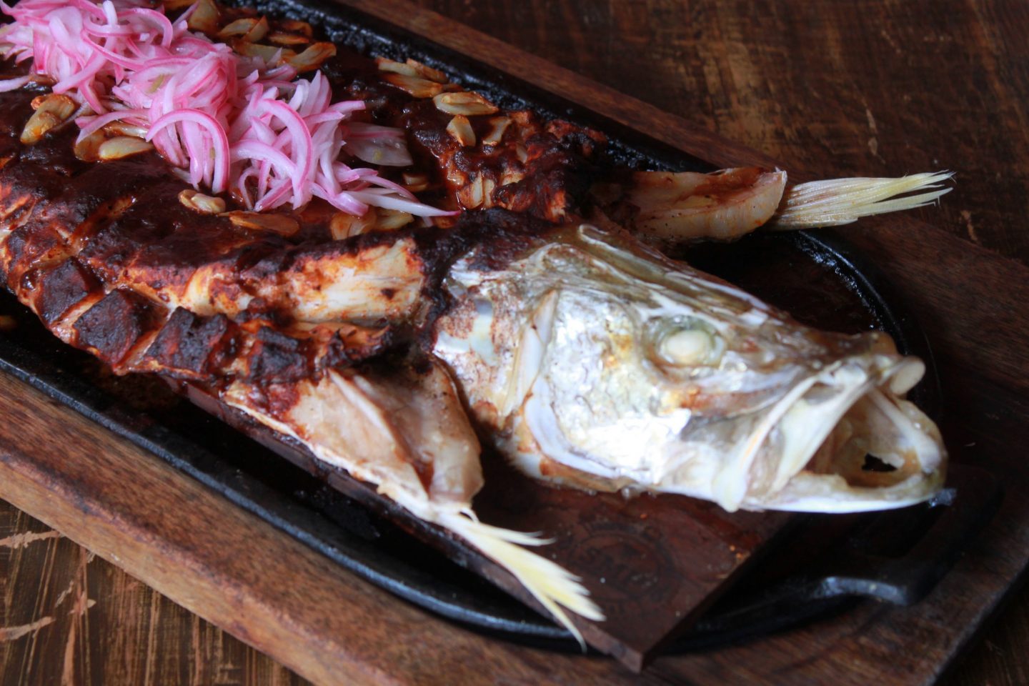 robalo a la leña tampico comer