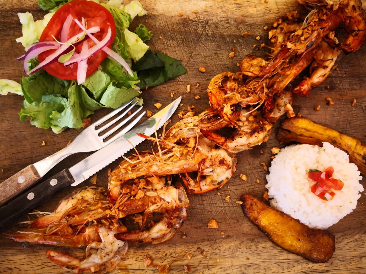 camarones embarazados