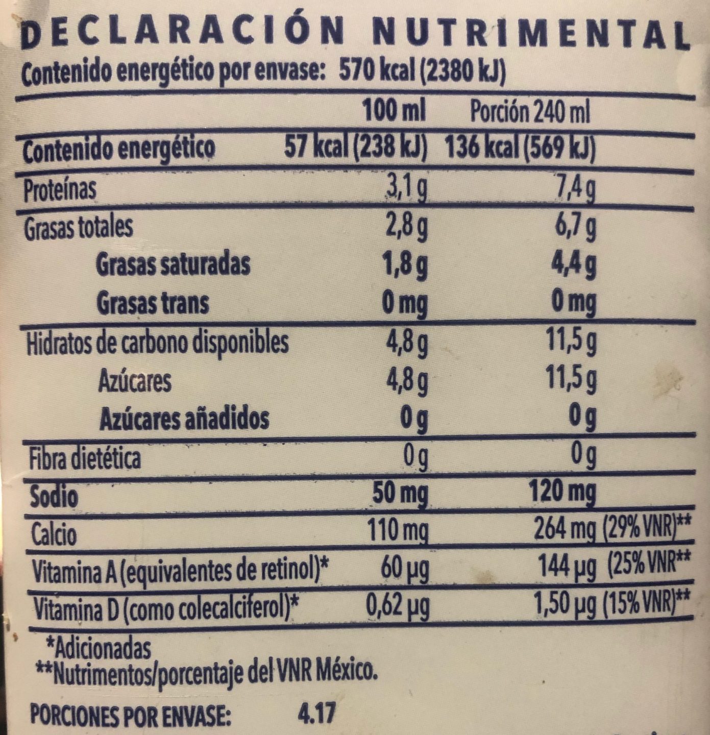 como leer etiquetas