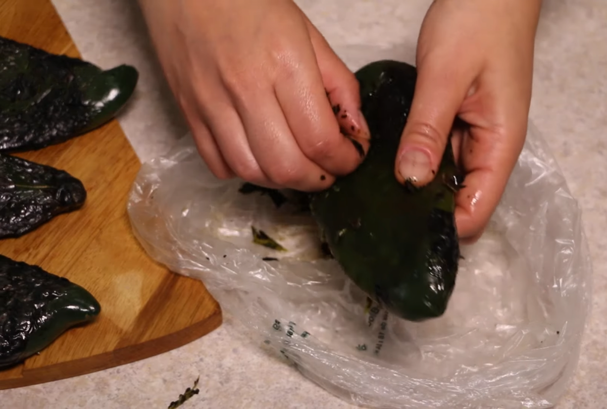 como limpiar poblanos