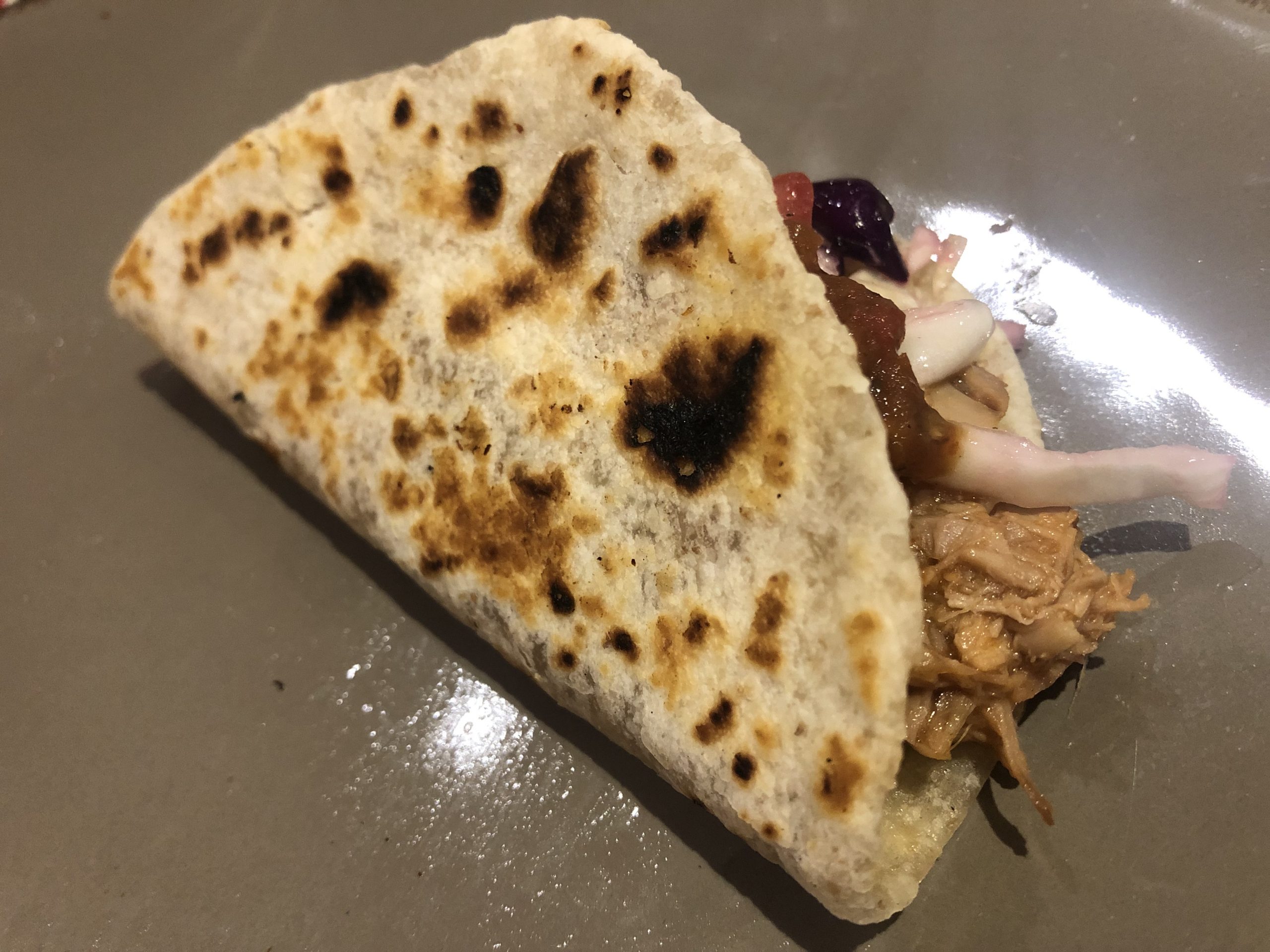 taco tortilla de harina con cabrito Juan Ramón Cárdenas
