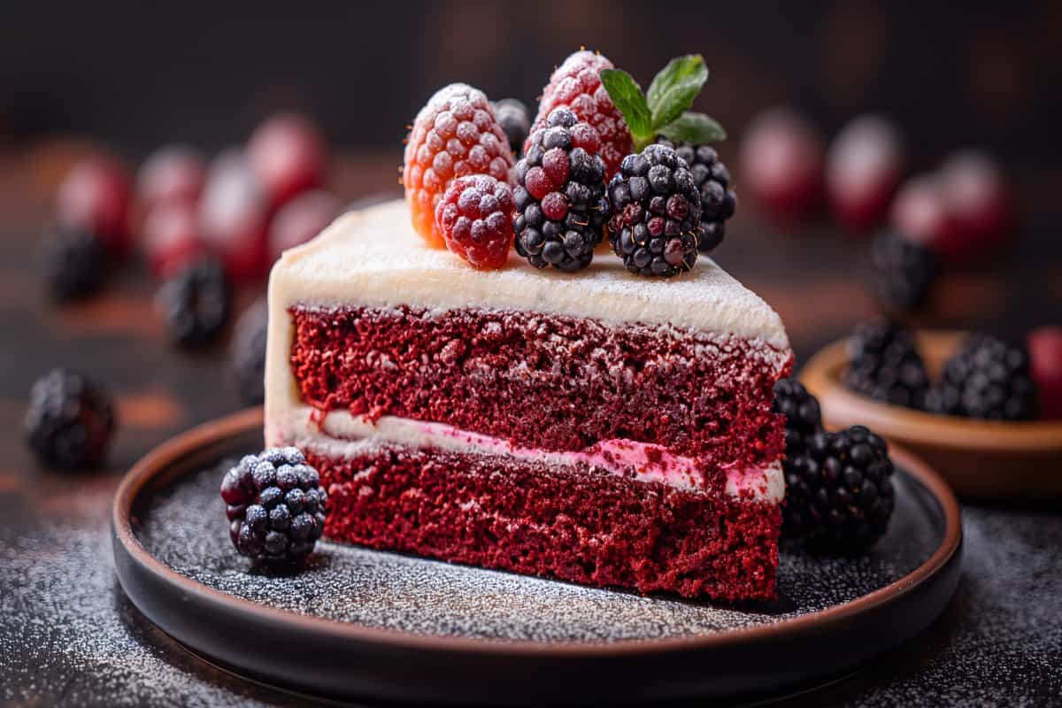 pastel de frutos rojos