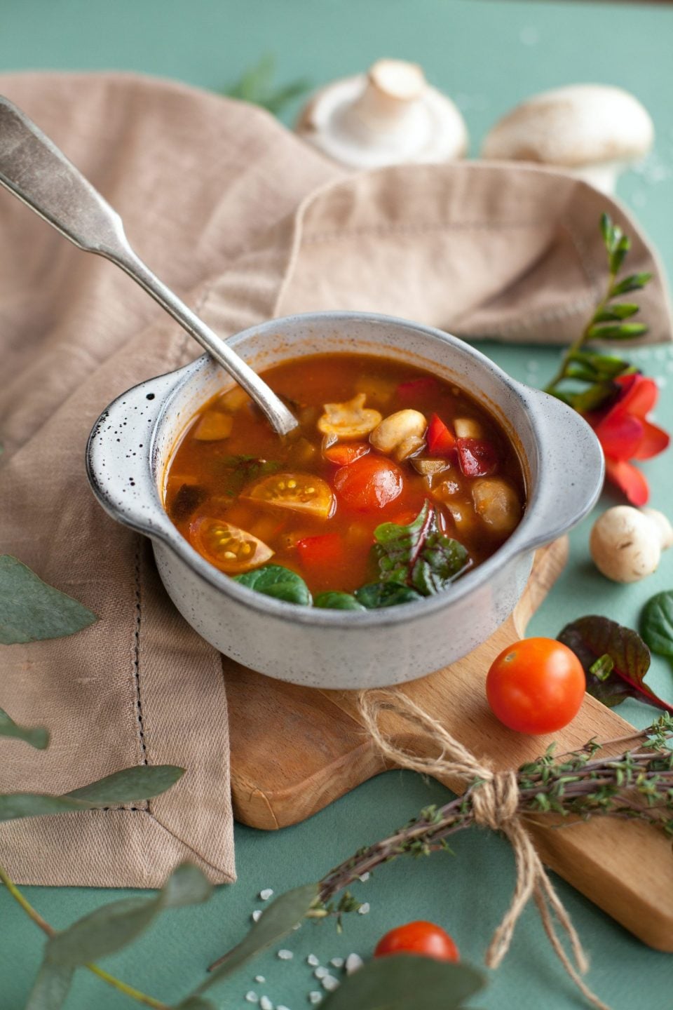 sopa minestrone