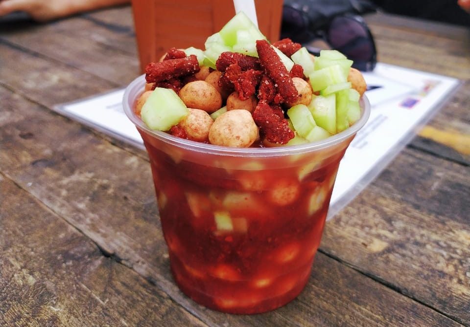 Botanas picositas con fruta