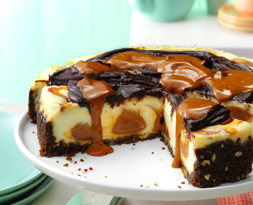 Cheesecake de dulce de leche
