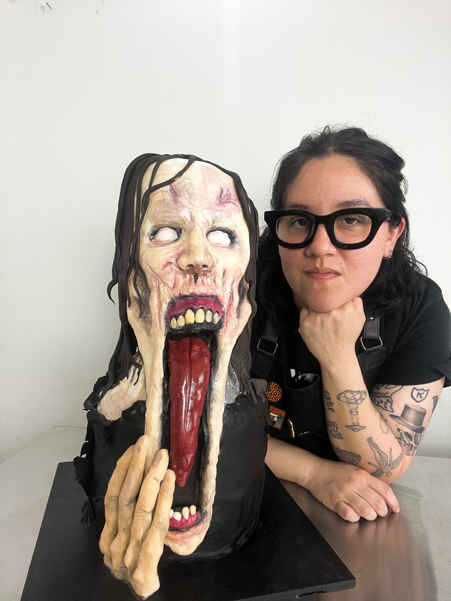 Cortesía Nel Pastel. Mujer de la quijada: encargo especial para el aniversario del podcast Morras Malditas.