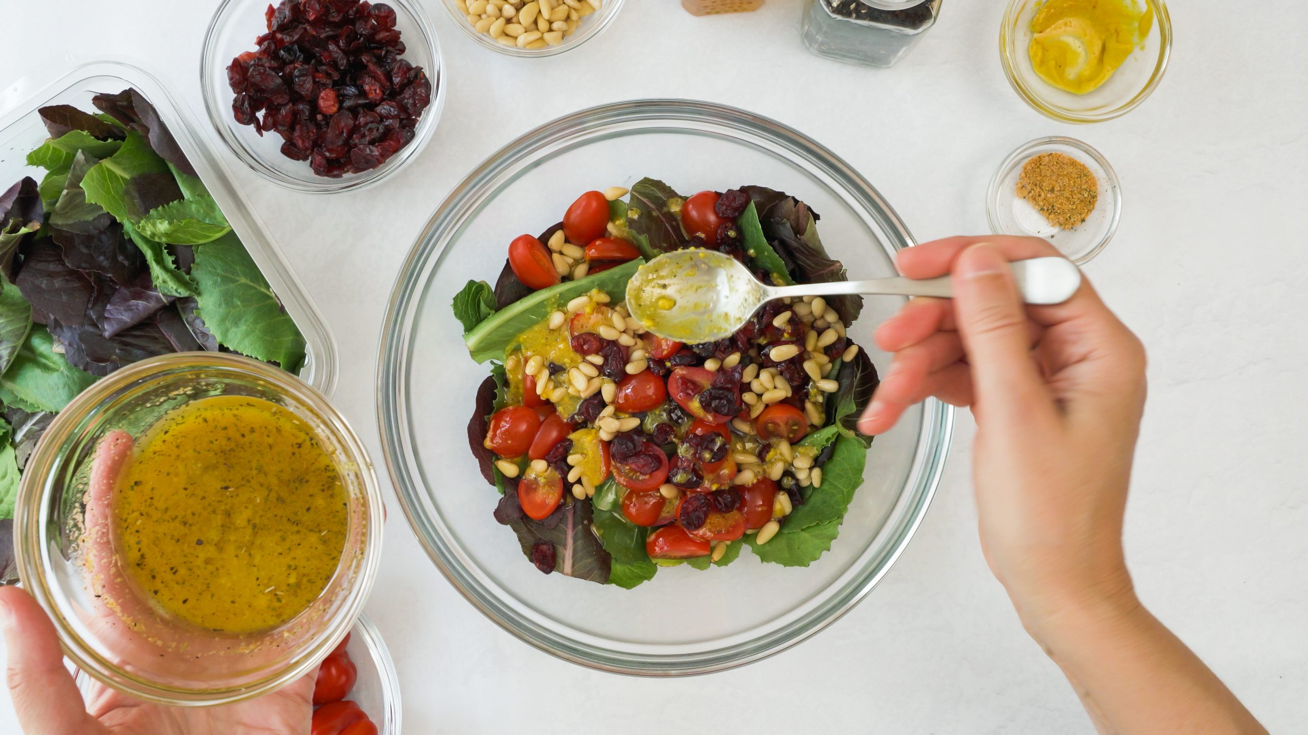 Vinagreta de mostaza dulce para ensalada