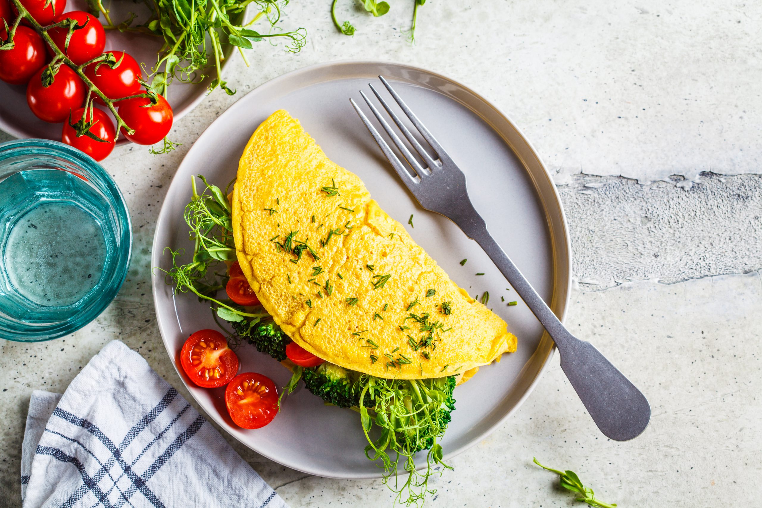 Omelette vegano