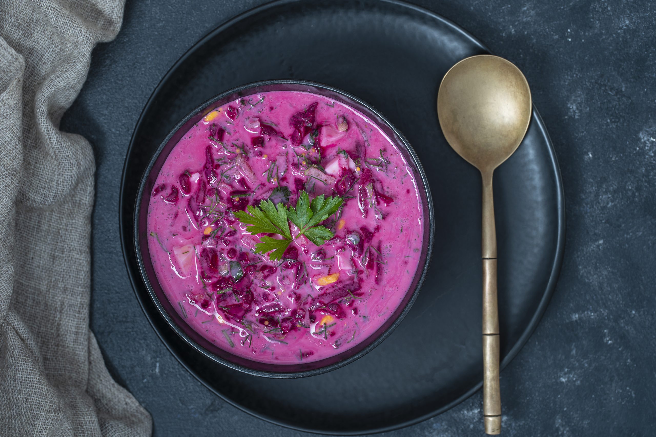 Gazpacho de betabel