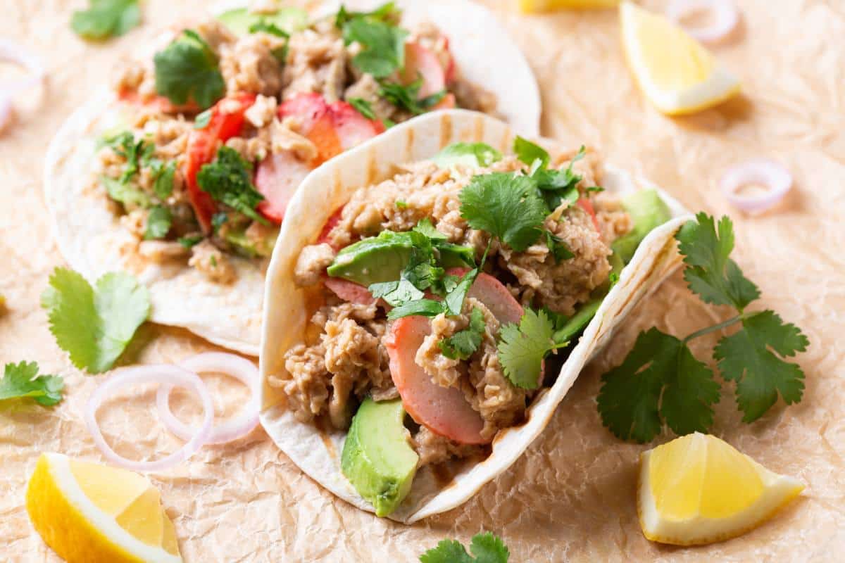 taco de atún
