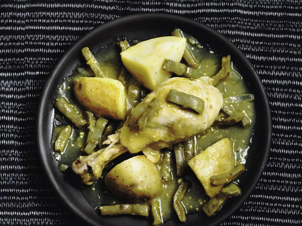 Recetas con pollo: pollo en salsa verde