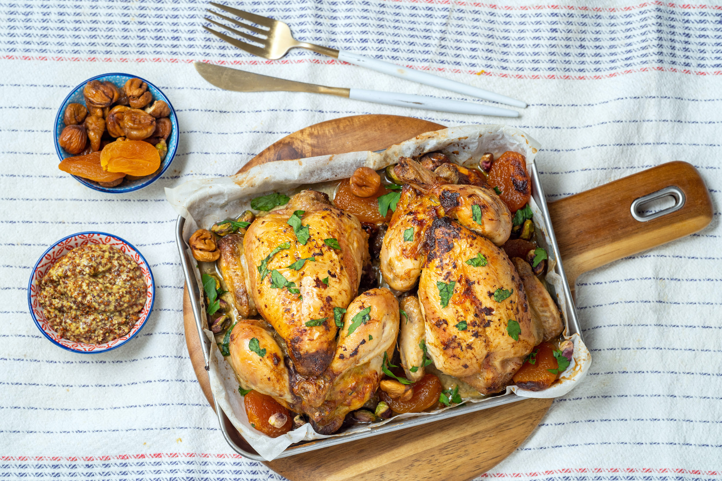 Recetas con pollo enmostazado