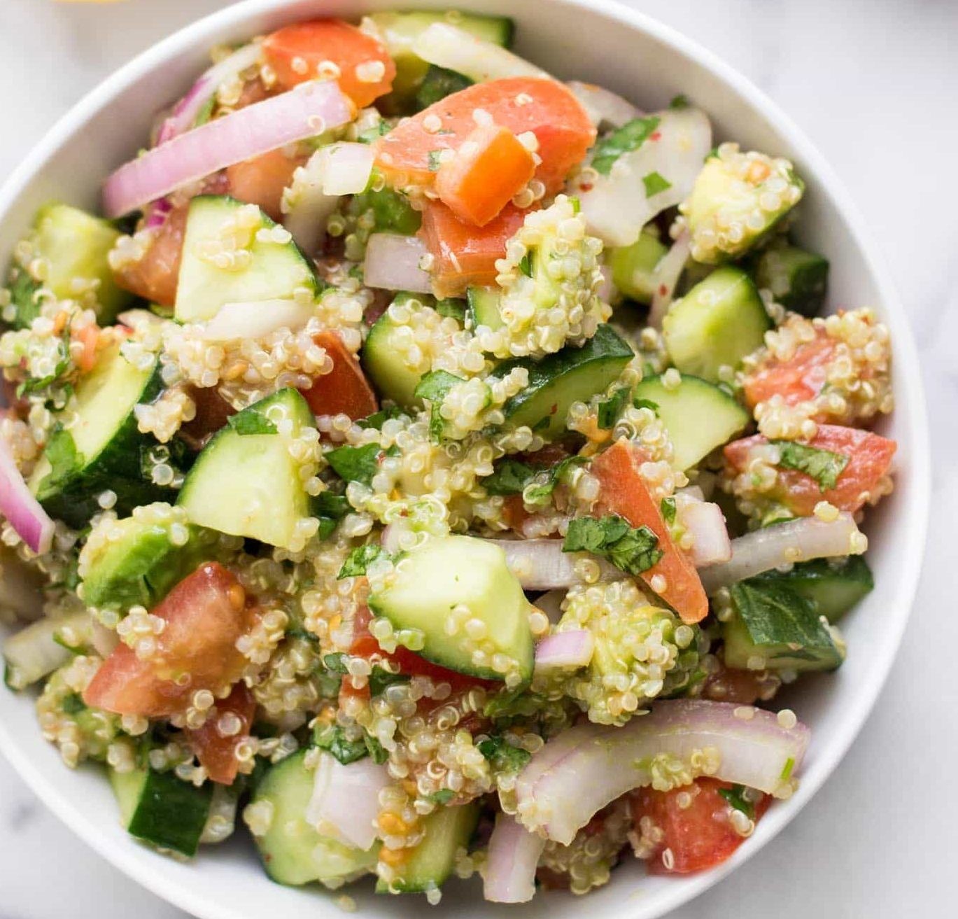 Recetas sin carne / ensalada de quinoa